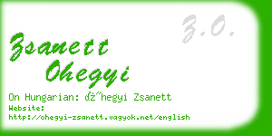 zsanett ohegyi business card